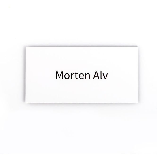 Hovedbilde Postkasseskilt -magnet      5x10 cm