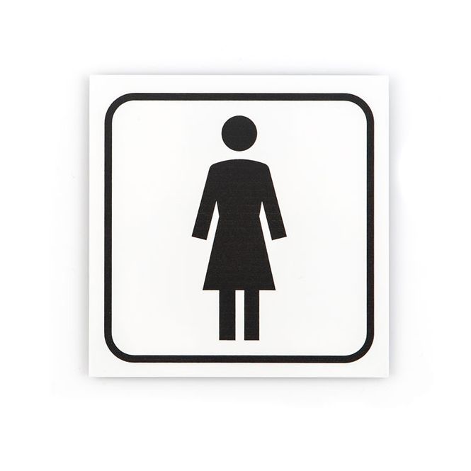 Hovedbilde Toalettskilt dame