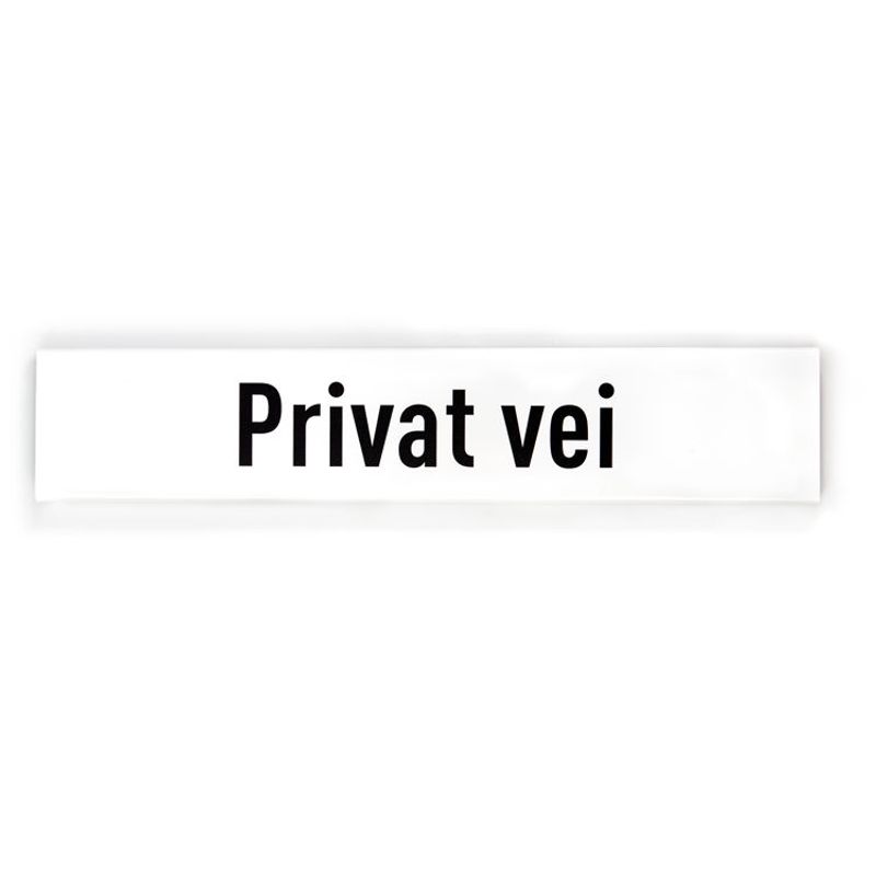 Privat vei -for stolpe 10x50 cm