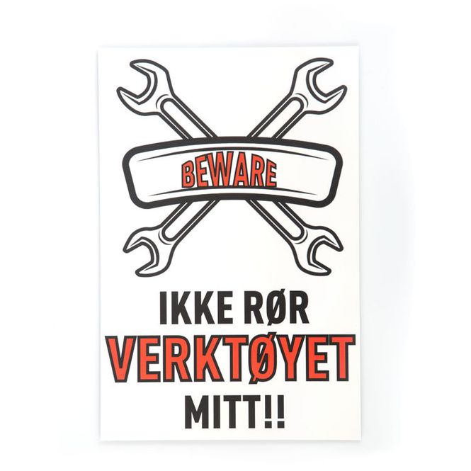 Hovedbilde Mitt verktøy skilt