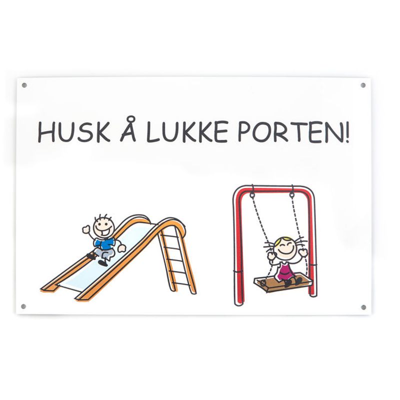 Lukk porten 20x30 cm