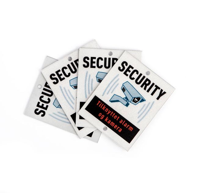 Hovedbilde Alarmskilt-pakke 1