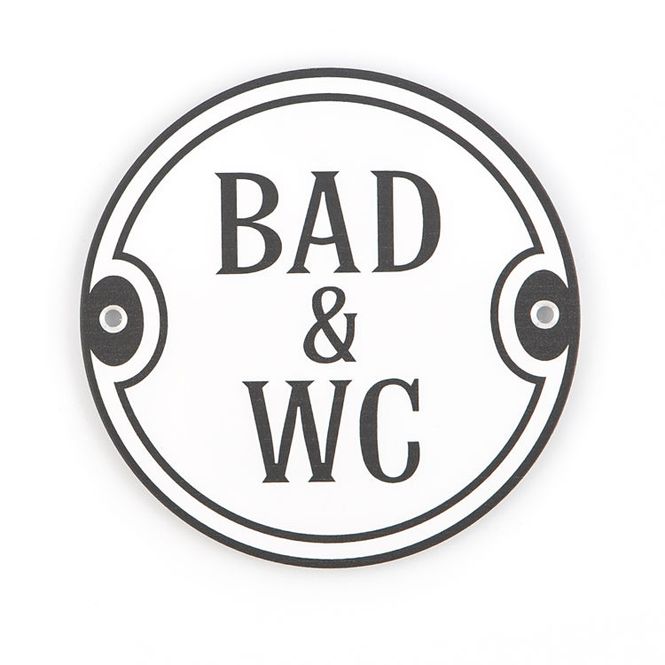 Hovedbilde Toalettskilt bad & wc