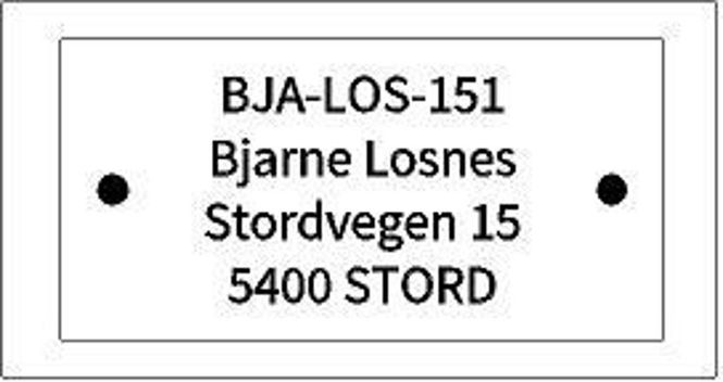 Hovedbilde Teineskilt 50 stk